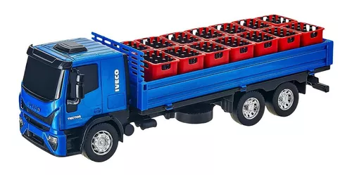 Caminhão Brinquedo Infantil Miniatura Iveco Tector Dropside - R$ 58,85