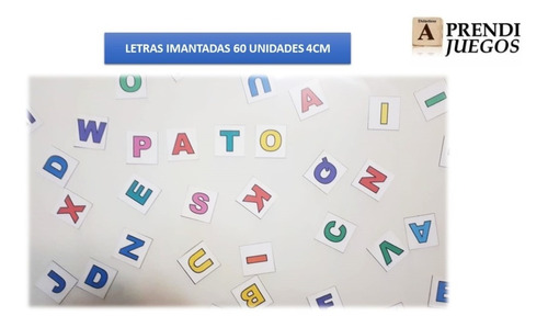 Letras Abecedario Montessori Imantado 60 Unidades 4cm  
