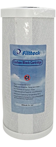 Filtro Carbon Activado En Bloque Jumbo 10 X 4,5 Pulgadas