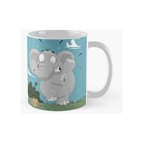 Taza El Gran Elefante Que Le Tiene Miedo Al Ratón. Calidad P