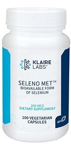 Klaire Labs Seleno Met - 200mcg Selenio Como Selenometionin