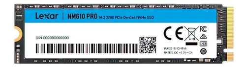 内蔵型SSD Lexar NM610 PRO 1TB SSD M.2 2280 Ssd Nm610 Pro 1tb M.2 2280 Pcie Nvme - Lexar | Frete grátis