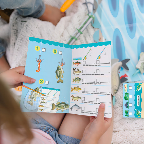 Melissa & Doug, Set De Juego De Pesca, 21 Piezas, Con Certificación Fsc