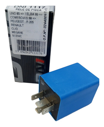 Relay Relet Peugeot Renault Luz Cruze 4 Pin