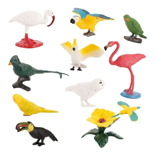 Modelo De Pájaro Para Niños Parrot Hummingbird