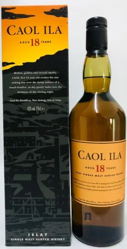Whisky Caol Ila 18 Anos 700ml - 43% 売り出し超高品質 Caol ila ウイスキー
