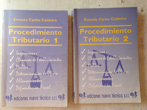 Procedimientos Tributario (2 Tomos): Ernesto C. Celdeiro