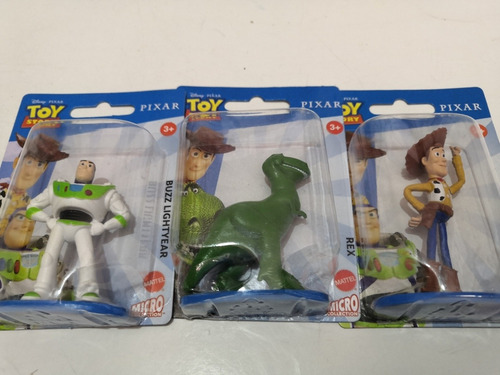 Toy Story Woody Rex Buzz Combat Carl Bo Peep Minifiguras (Usado)