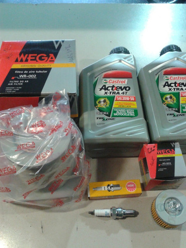 Kit Service Wega Brasil Honda Cbx 250 Twister Con Castrol