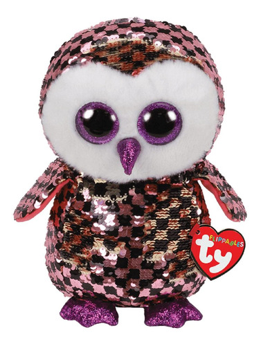 Checks Buho Flip Ty Beanie Boo Boos Orig Peluche Lentejuelas