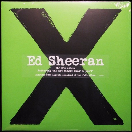 Vinilo X  Ed Sheeran. Nuevo  Doble Lp Importado  De Usa