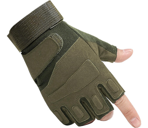 Guantes Tácticos Sin Dedos, Guantes De Tiro De Airsoft De Me