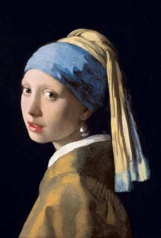 Johannes Vermeer - La Joven De La Perla - Lámina 45x30 Cm.