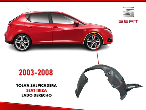 Tolva Lodera De Salp Seat Ibiza 2003-2008 Derecha