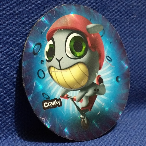 Tazos 2011 Funki Punky Extremo Ultra Prismatic #101 Cranky (Usado)