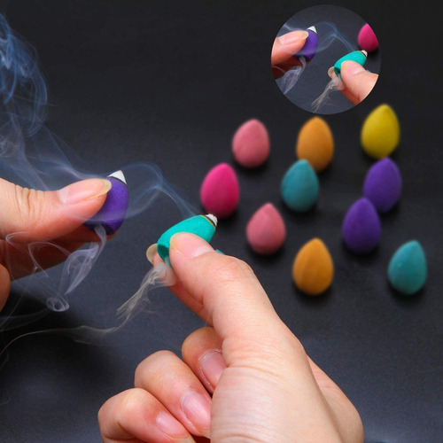 400pcs Conos De Incienso De Reflujo De Cascada Para Spa Yoga