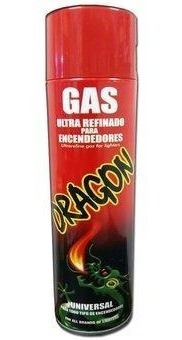 Imagen 4 de 6 de Gas Butano Dragon Para Recargar Todo Tipo De Encendedores