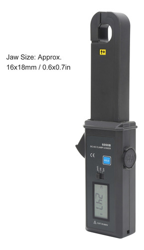 Pinza Amperimétrica De Corriente De Fuga Etcr6000b Ac Dc 0ma