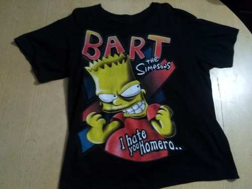 Vendo Franela De Bart Simpsons Como Nueva Talla Unica En 30$