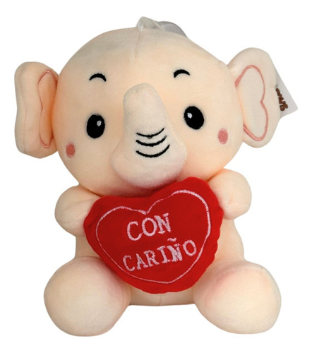 Peluche Elefante Con Cariño, Regalo Enamorados, Niños