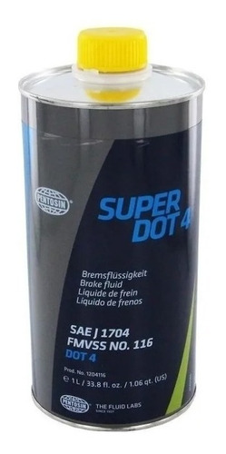 Liquido De Frenos Pentosin Super Dot 4 1 Litro Sistema Abs &