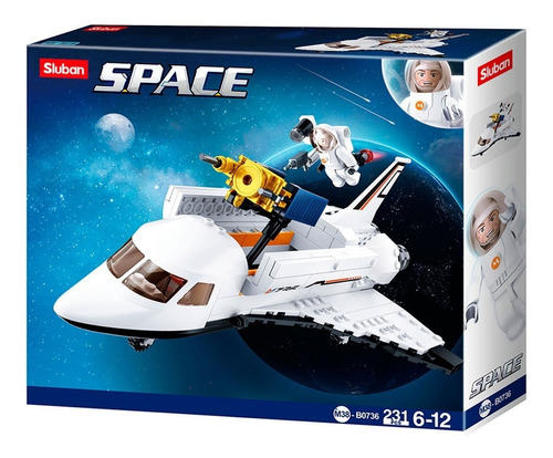 Bloques Sluban Estación Espacial 231pcs - Vamos A Jugar