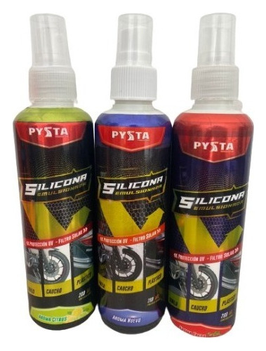 Silicona Para Carro Moto Bici Emulsionada Partes Plasticas  