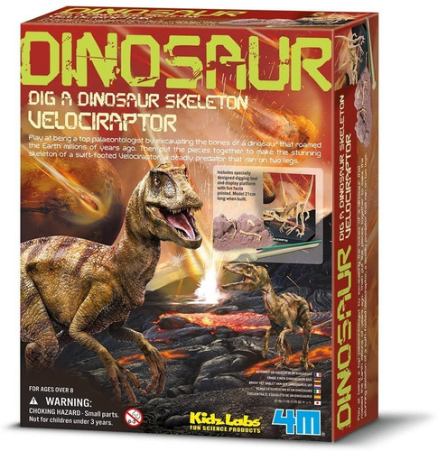 Juguetes Didácticos- Kidzlabs Esqueleto Dinosaurio
