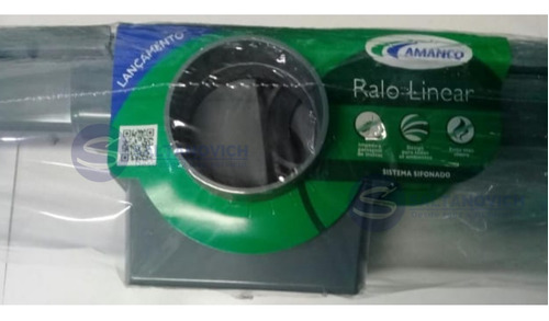 Imagen 5 de 6 de Desague Lineal C/sifón Amanco Pvc Acero Inox Cromo 90 Cm