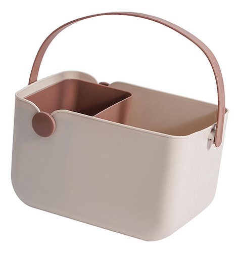 Bolsa De Almacenamiento Para Ducha, Cesta Abierta, Beige