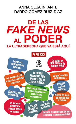 Libro: De Las Fake News Al Poder. Clua Infante,anna#gomez Ru