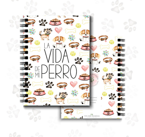 Cuaderno Veterinario La Vida De Mi Perro