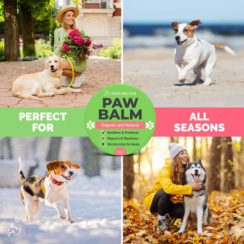 Bálsamo Para Patas De Perro Paw Nectar Cura, Repara Y R