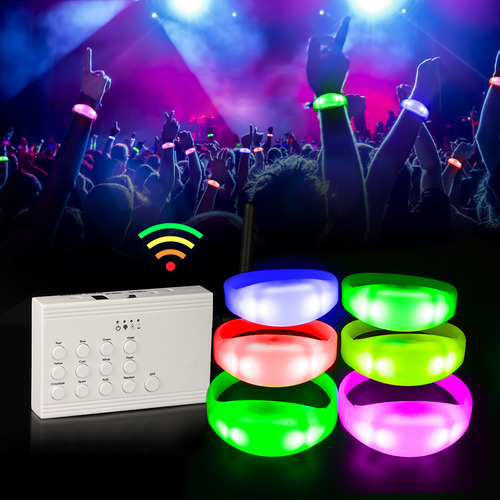 60 Pack Regalos De Recuerdo De Boda Pulsera Led Con Control