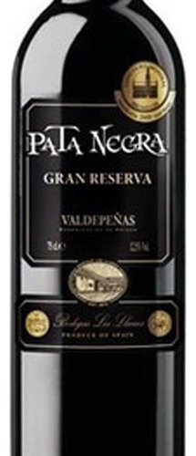 Pack De 2 Vino Tinto Pata Negra Valdepeñas Reserva 750 Ml