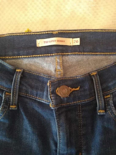 Jean Levis Mujer Súper Skinny Chupin Talle 26 Excelente