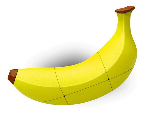 Cubo Magico Série Frutas - Formato Banana 3d