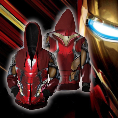 Chaqueta Para Cosplay De Tony Stark De Iron Man De Vengadore