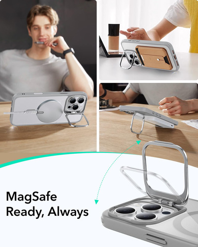 Funda De Teléfono Esr Para iPhone 16 Pro Max Con Control De Cámara Transparente