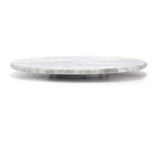 Imagen 1 de 3 de Plato Giratorio De Mármol Carrara 30 Cm De Diámetro Nonfork