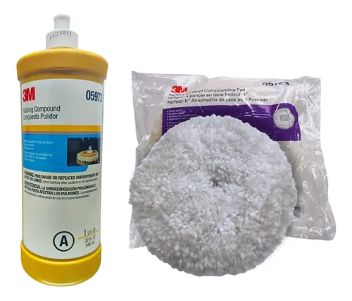Kit Pasta De Pulir 3m Paso A 1lt + Cordero Doble 8 3m