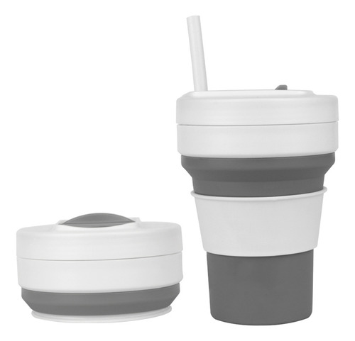 Taza De Café Plegable De Silicona, Portátil Y Reutilizable