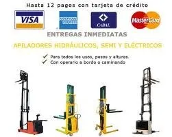 Apilador Electrico 1200 Kg Altura 2,90 Mts Reforzado Oferta!