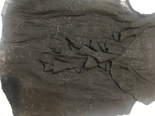 Musculosa Gasa Bordada Talle L