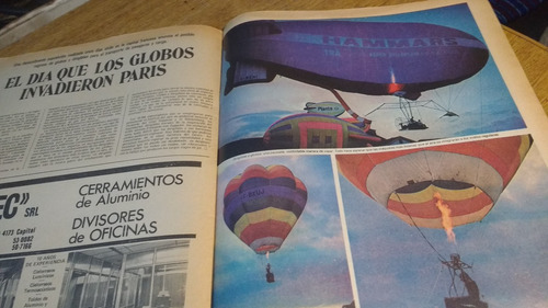 Revista Clarin N° 11311 1977 Globos Y Dirigibles Invacion