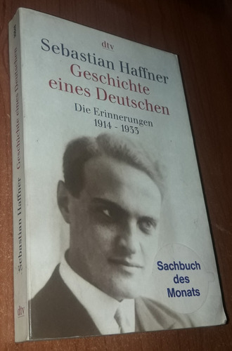 Geschichte Eines Deutschen   Sebastian Haffner   Aleman