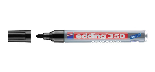 Marcador Borrable Recargable  Edding 350 Negro Punta Redonda