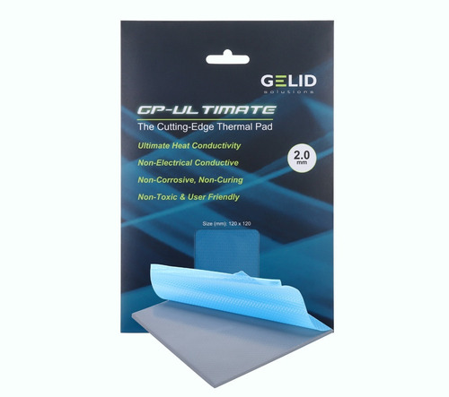 Pad Térmico Gelid Gp-ultimate Tp-gp04-s-d 15w 120x120x2,0mm 