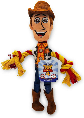 Hyper Pet Disney's Toy Story 4 Woody Rope (juguete De Peluch
