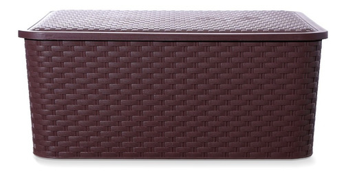 Imagen 3 de 10 de Caja Cajon Organizador Simil Rattan Grande Xl Pack Por 6